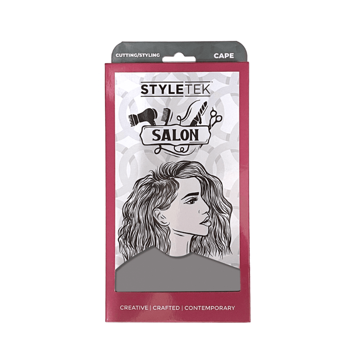Styletek Solid Gray Cape 45x6 - Styletek | Available at Studio 360 Salon, Chatham, NJ