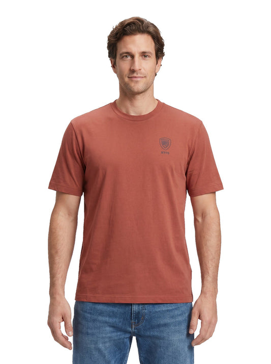 BLAUER t-shirt eutaw mattone H02302 EUTAW-586