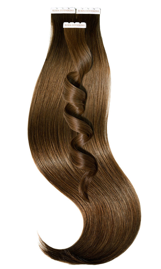 Tape-in Extensions Light Natural Brown Extensions