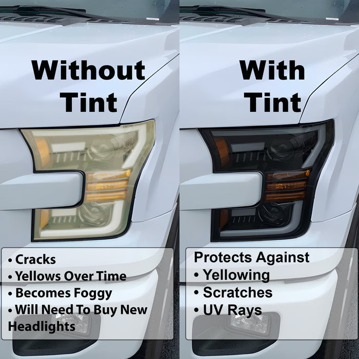 Head Tail Light Markers Reflectors Precut Smoke Tint Overlay Fits Tesla Model 3 2017 - 2023 - Bogar Tech Designs