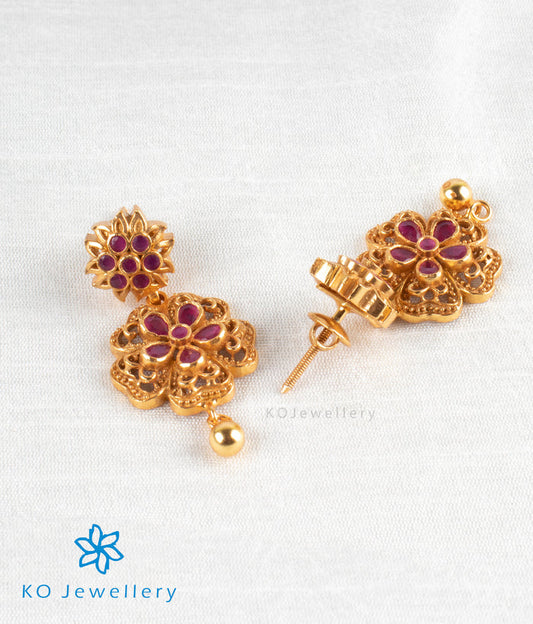 The Dhitika Silver Earrings