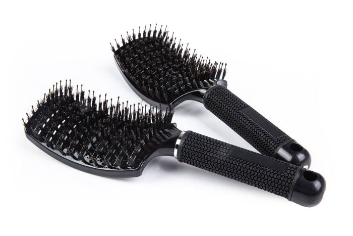 Vented Boar Bristle Professional Hair Brush by ThickTails