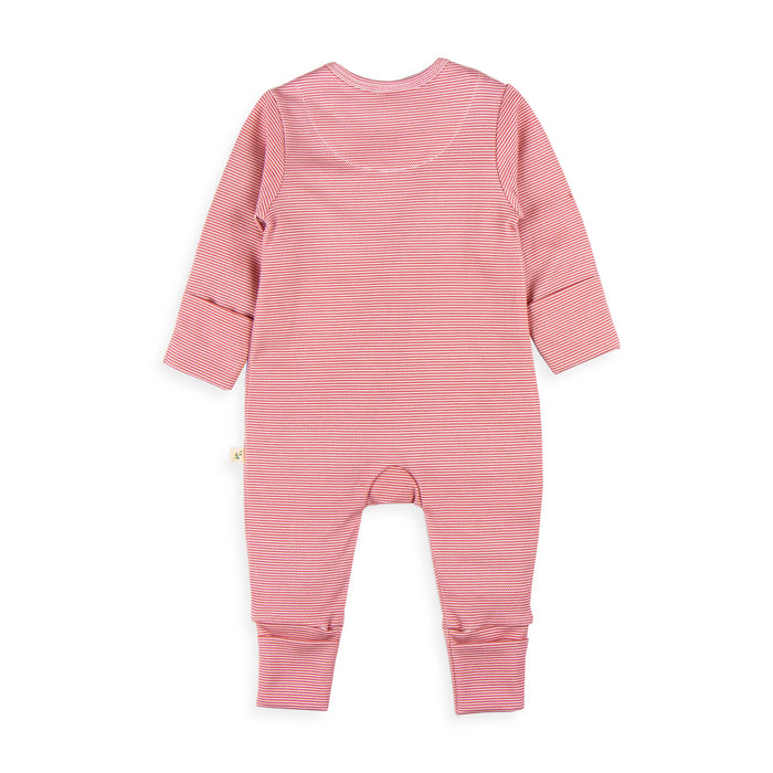 Tiny Twig Zipsuit - Cedar Stripes
