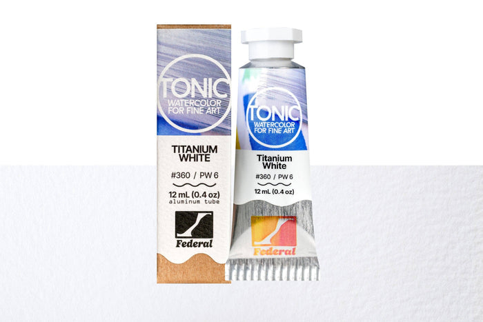 Tonic Watercolor, 12 mL Tube, #360 Titanium White