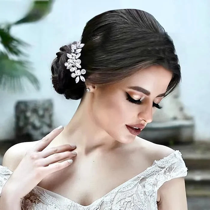 Wedding Hair Accessories - Delicate Crystal Bridal Hair Comb