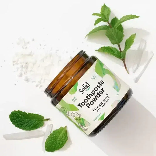 Toothpaste Powder - Fresh Mint by Solid - Dust & Glow