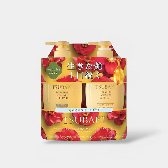 Tsubaki Premium Volume & Repair Shampoo & Conditioner Set مجموعة شامبو وبلسم تسوباكي بريميوم لتكثيف الشعر وإصلاحه