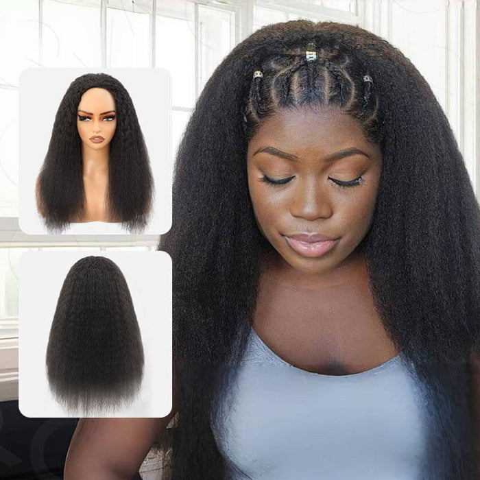 easy to wear glueless human hair wigs protective style with volume
