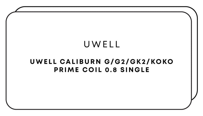 Uwell Caliburn G/G2/GK2/Koko Prime Coil 08 Single | One Colour-Image 1