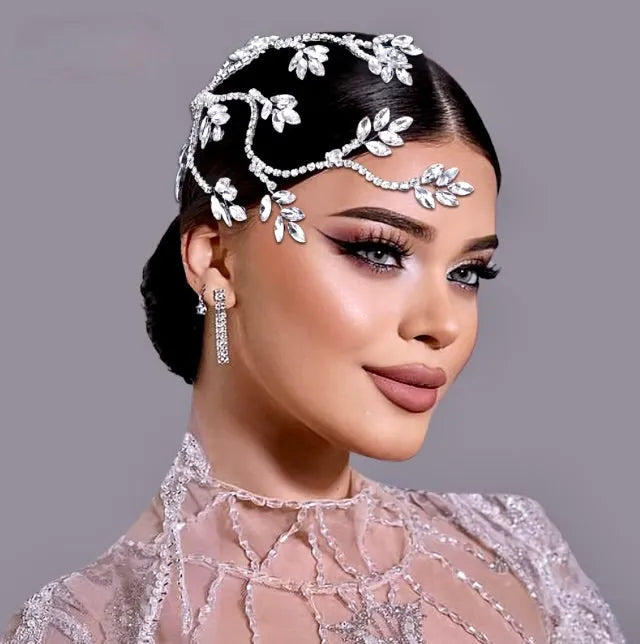 Wedding Hair Accessories - Silver Crystal Bridal Hair Vine