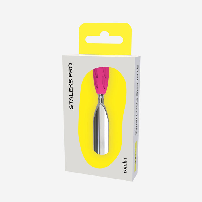 Working part of Combo pusher - UNIQ 17 (Rounded wide pusher)-STALEKS PRO-Gel Essentialz