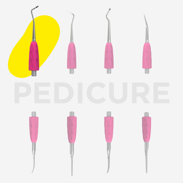 Working part of Combo pusher - UNIQ 31 (Curette - left bend)-STALEKS PRO-Gel Essentialz