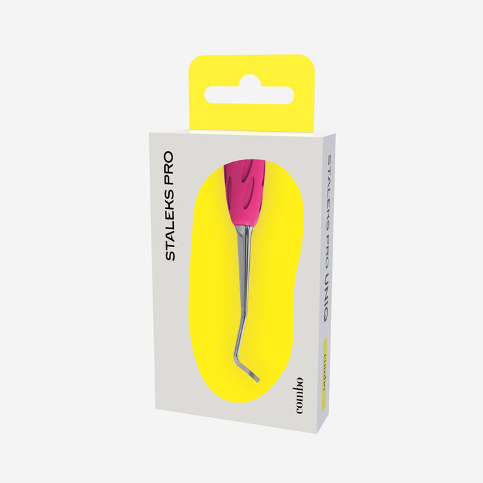 Working part of Combo pusher - UNIQ 31 (Curette - left bend)-STALEKS PRO-Gel Essentialz
