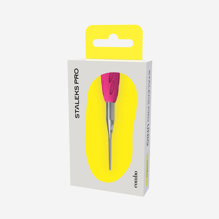 Working part of Combo pusher - UNIQ 36 (Straight narrow toenail file)-STALEKS PRO-Gel Essentialz