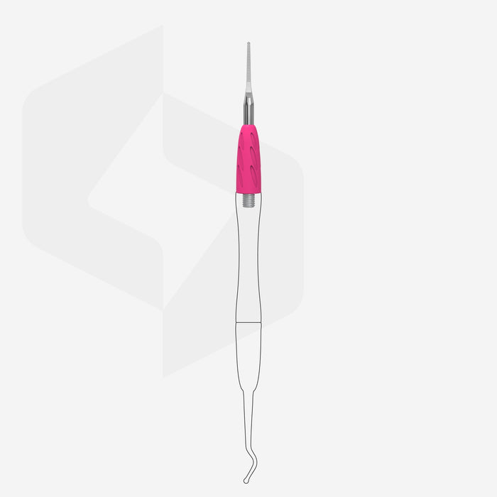 Working part of Combo pusher - UNIQ 36 (Straight narrow toenail file)-STALEKS PRO-Gel Essentialz