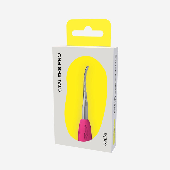 Working part of Combo pusher - UNIQ 37 (Toenail file with bend)-STALEKS PRO-Gel Essentialz