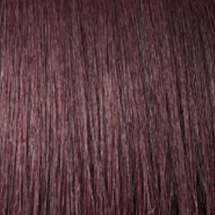 OUTRE springy afro twist hair extensions burgundy braid close up showing soft textured strands for volume