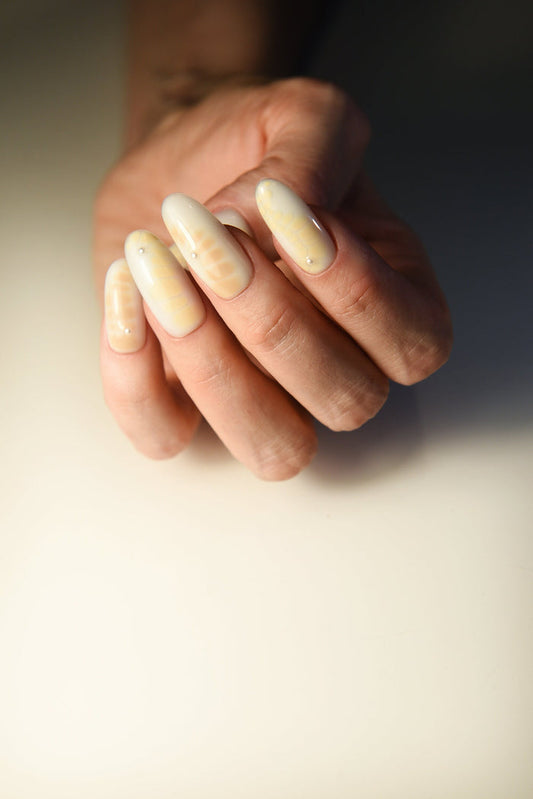 Y2K Blooming Nails Abstract – Luxury Handmade Reusable Press On Nails